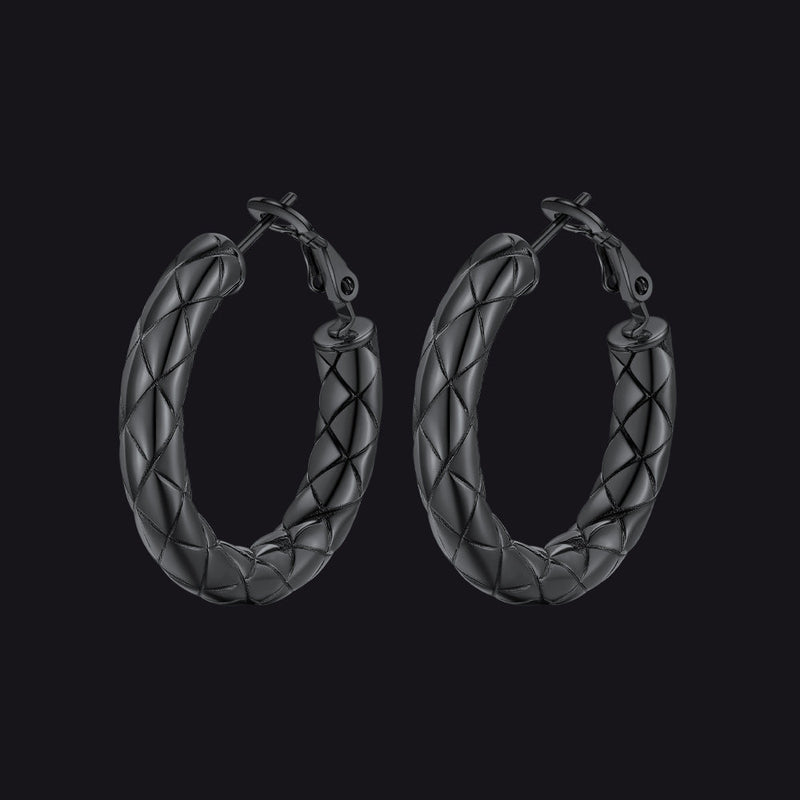 30/40/60/80mm Simple Oversized Hoops Earrings for