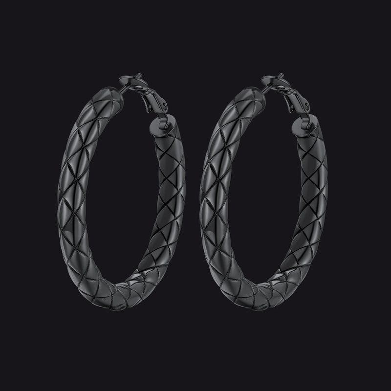 30/40/60/80mm Simple Oversized Hoops Earrings for