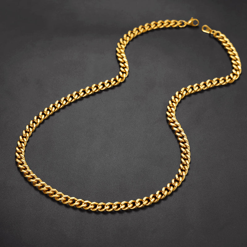 Sturdy Cuban Chain Necklace for 5/7/9/12mm Width