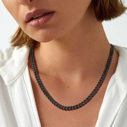 Sturdy Cuban Chain Necklace for 5/7/9/12mm Width