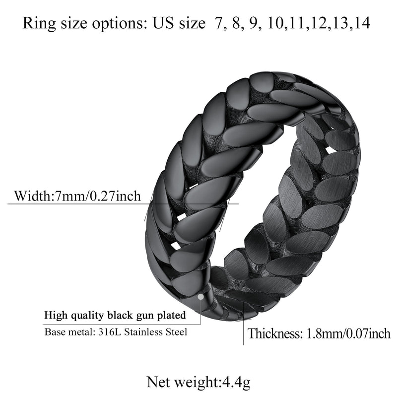 Flash Dainty Wheat Thumb Band Ring for