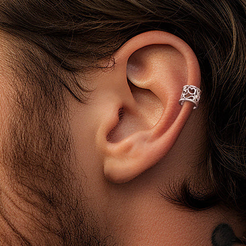 925 Sterling Silver Cartilage Ear Cuff 1pc