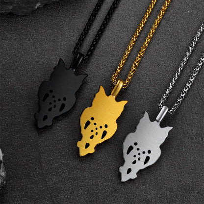 Celtic Owl Pendant Necklace Amulet Jewelry for