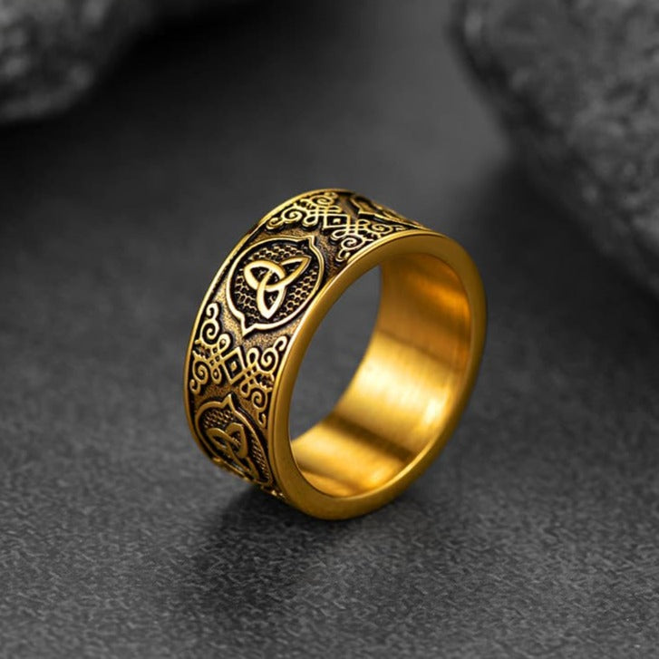 Celtic Knot Band Ring for