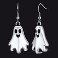Halloween Ghost Dangle Earrings for