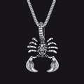 Celtic Knot Scorpion Pendant Necklace for