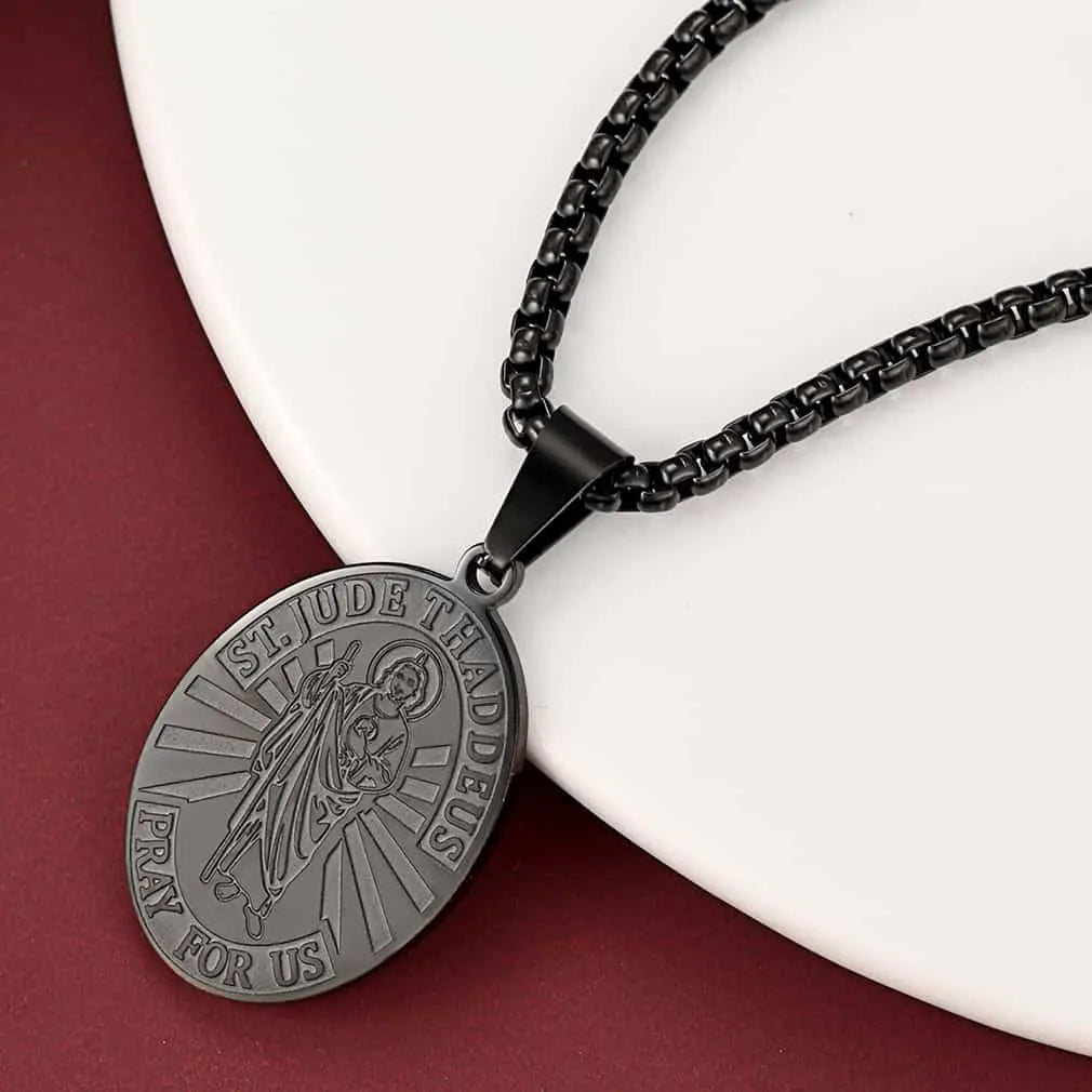 Saint Jude Necklace Patron Saint Medals Pendant
