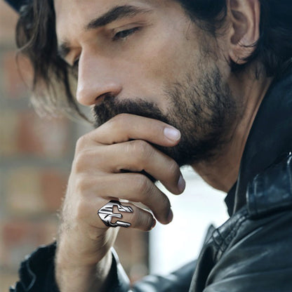 Spartan Warrior Mask Helmet Ring for