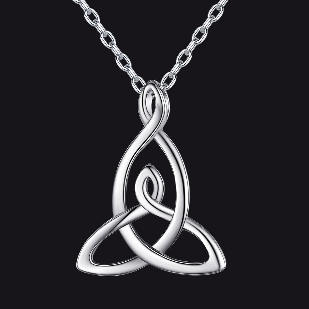 Celtic Mother and Child Motherhood Necklace in Silver
