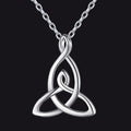 Celtic Mother and Child Motherhood Necklace in Silver