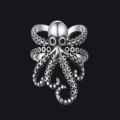 Sterling Silver Octopus Ear Cuff Earring for 1pc