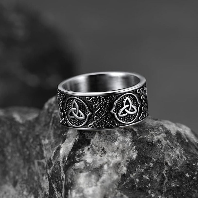 Celtic Knot Band Ring for