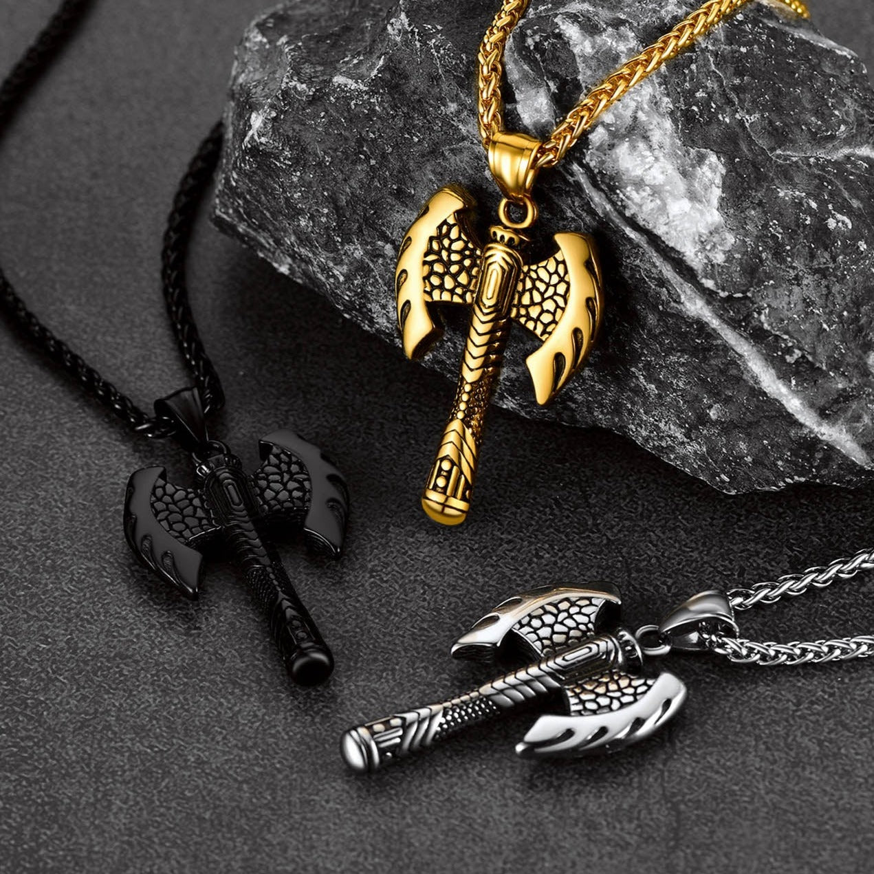 Norse Viking Axe of Perun Necklace Amulet