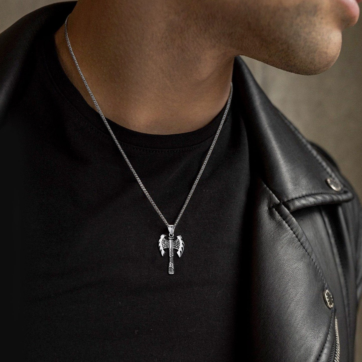 Norse Viking Axe of Perun Necklace Amulet