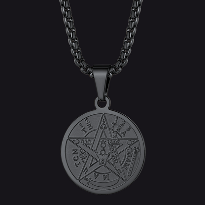 Seal of Solomon Medal Pentagram Amulet Necklace
