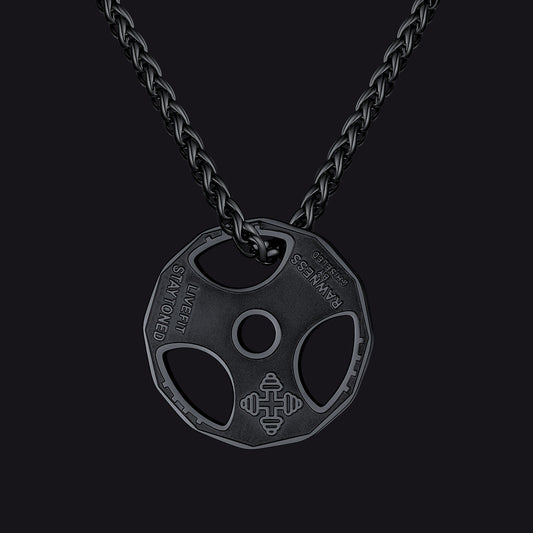 Fitness Weight Plate Necklace Gym Gift for