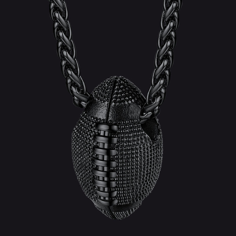 American Football Pendant Necklace for Sport Fans