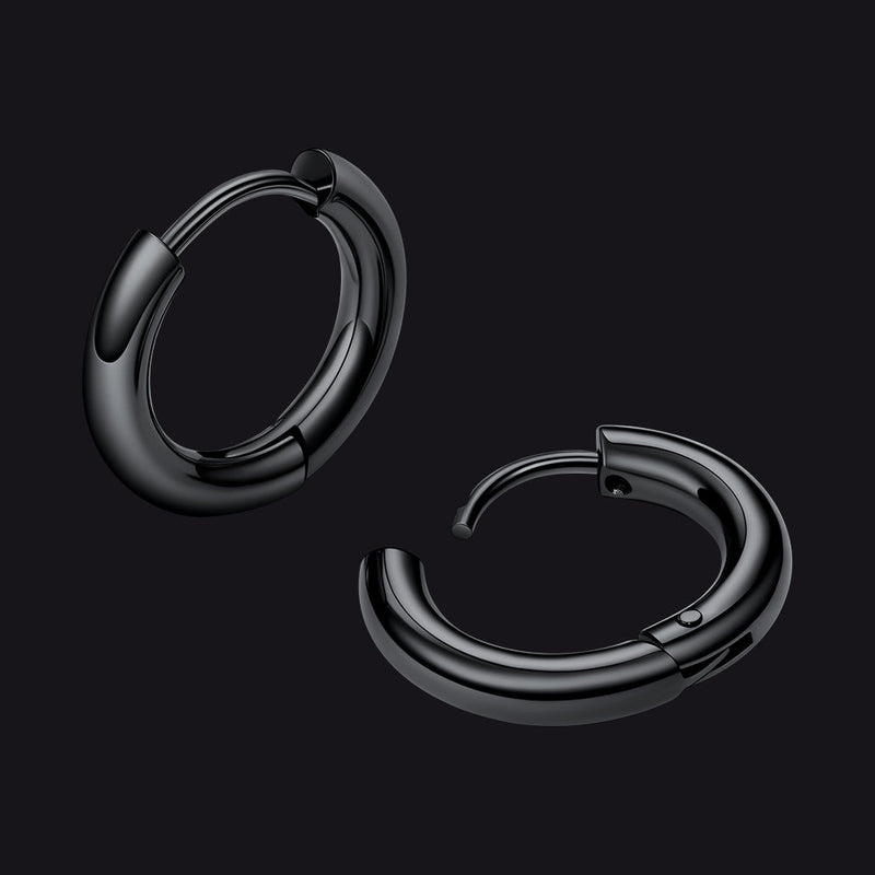 Simple 10mm Hoop Earrings for