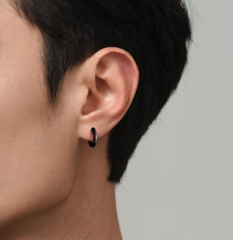 Simple 10mm Hoop Earrings for