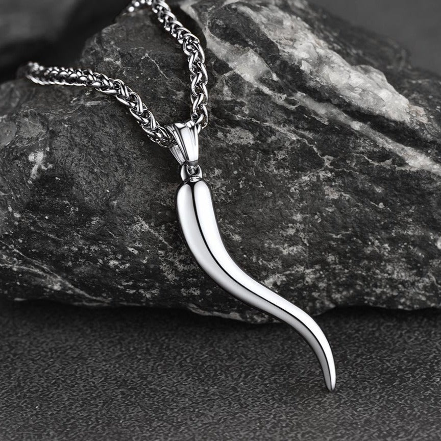 Cornicello Italian Horn Necklace Amulet Pendant