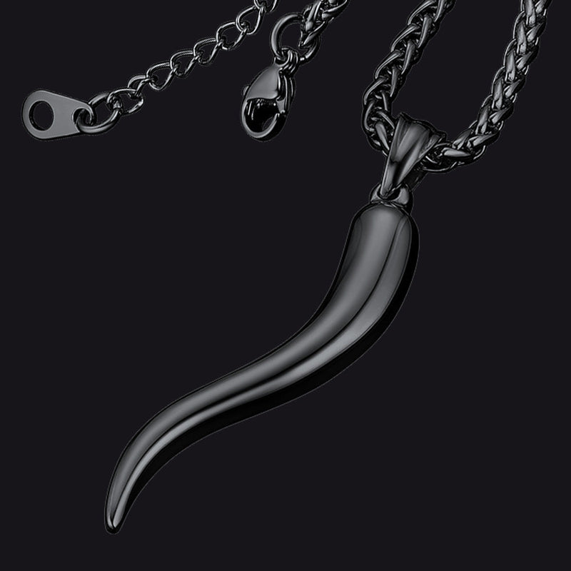 Cornicello Italian Horn Necklace Amulet Pendant