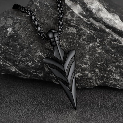 Spear Arrowhead Necklace Pendant for