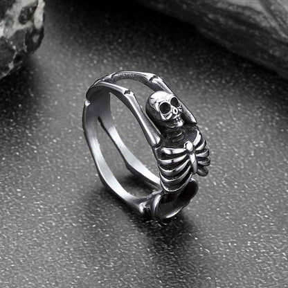 Gothic Cool Skull Rings Halloween Jewellery for