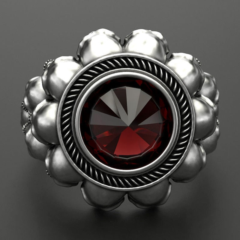 Retro Skull Ring