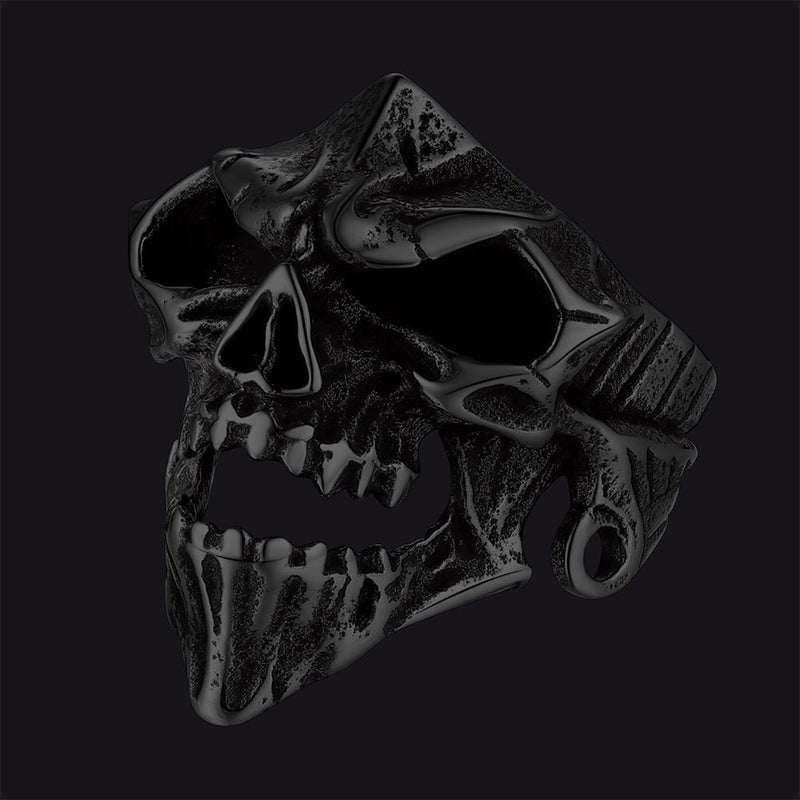 Gothic Skull Biker Rings for in Stainless Steel