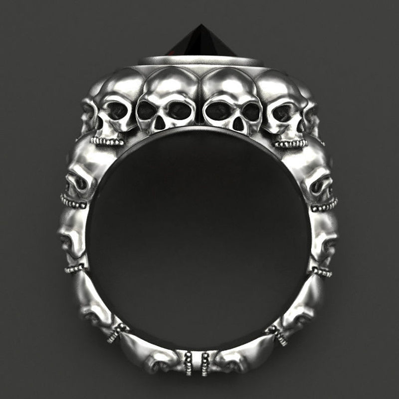 Retro Skull Ring