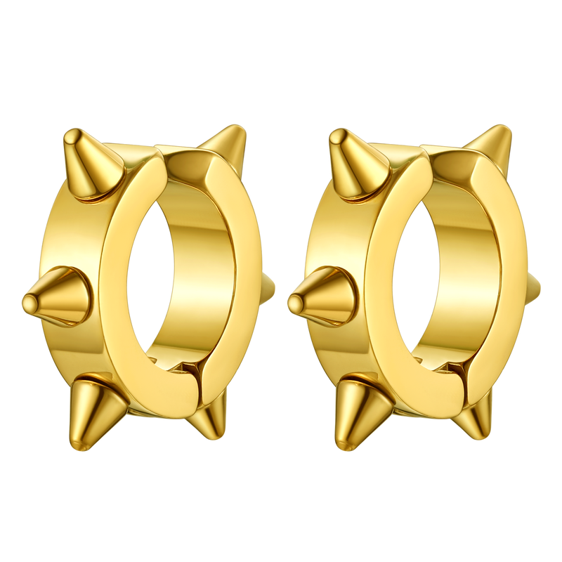 Flash Hook Hedgehog Ear Clip Earrings for