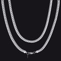 Thick Cuban Chain Stainless Steel Link Necklace for