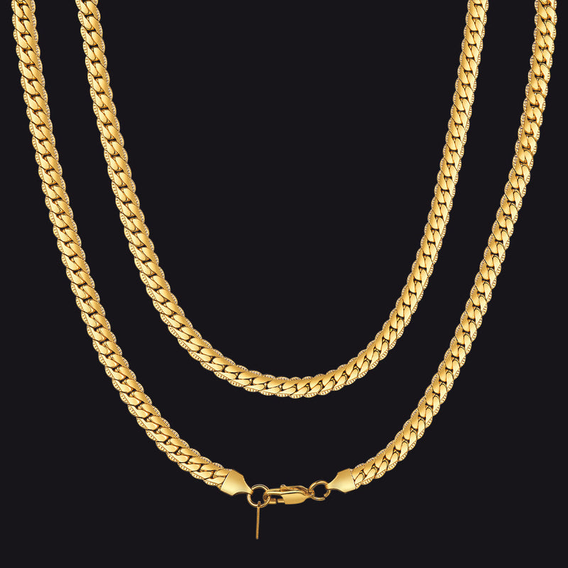 Thick Cuban Chain Stainless Steel Link Necklace for