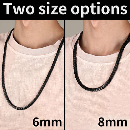 Thick Cuban Chain Stainless Steel Link Necklace for