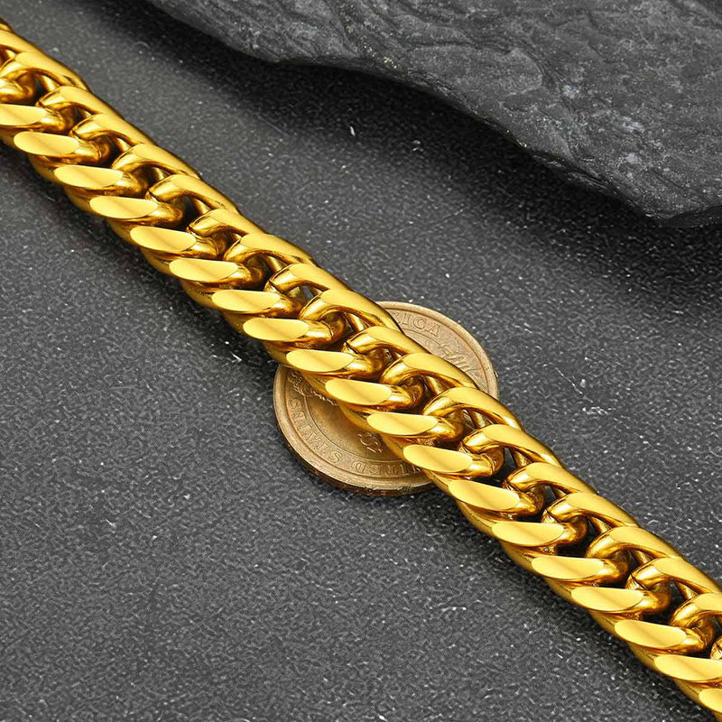 Thick Miami Cuban Curb Link Chain Necklace for