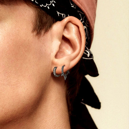 Hypoallergenic Cz Huggie Hoop Earrings for