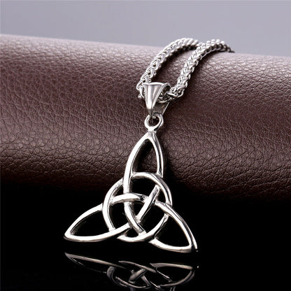 Irish Celtic Knot Pendant Necklace for