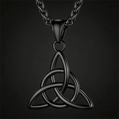Irish Celtic Knot Pendant Necklace for