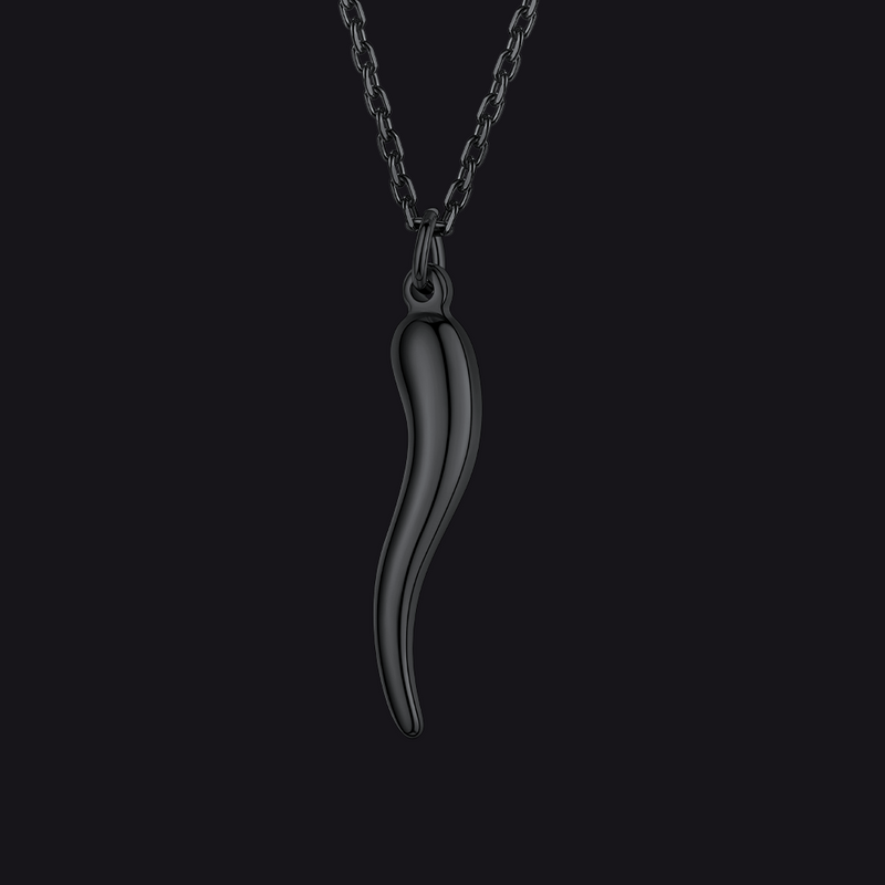 Cornicello Italian Horn Necklace Amulet Pendant