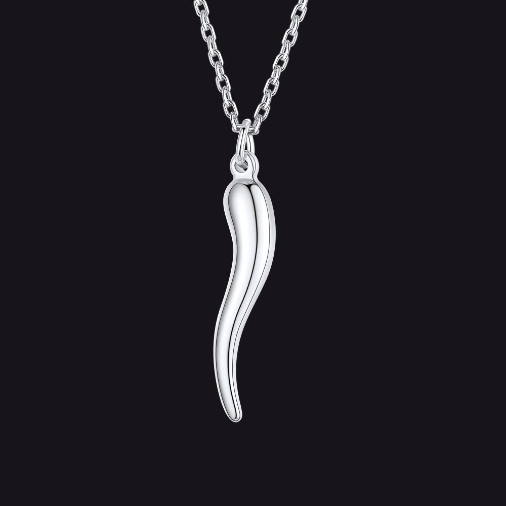 Cornicello Italian Horn Necklace Amulet Pendant