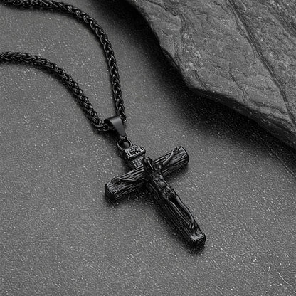 Christian Crucifix Cross Urn Necklace for Ashes Memorial Gift