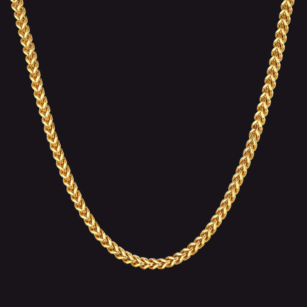 Franco Chain Link Stainless Steel Necklace for
