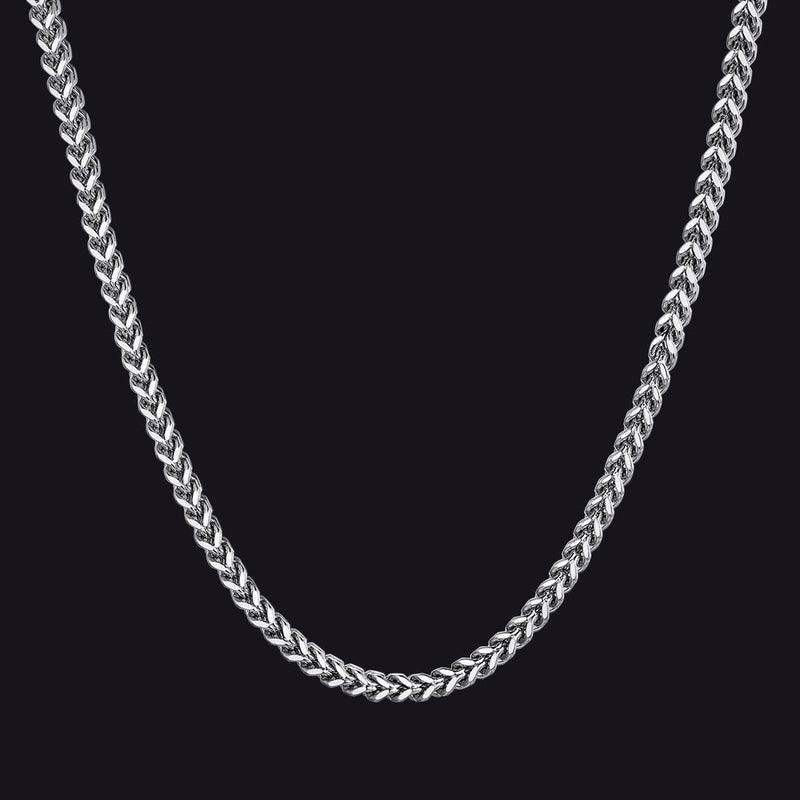 Franco Chain Link Stainless Steel Necklace for