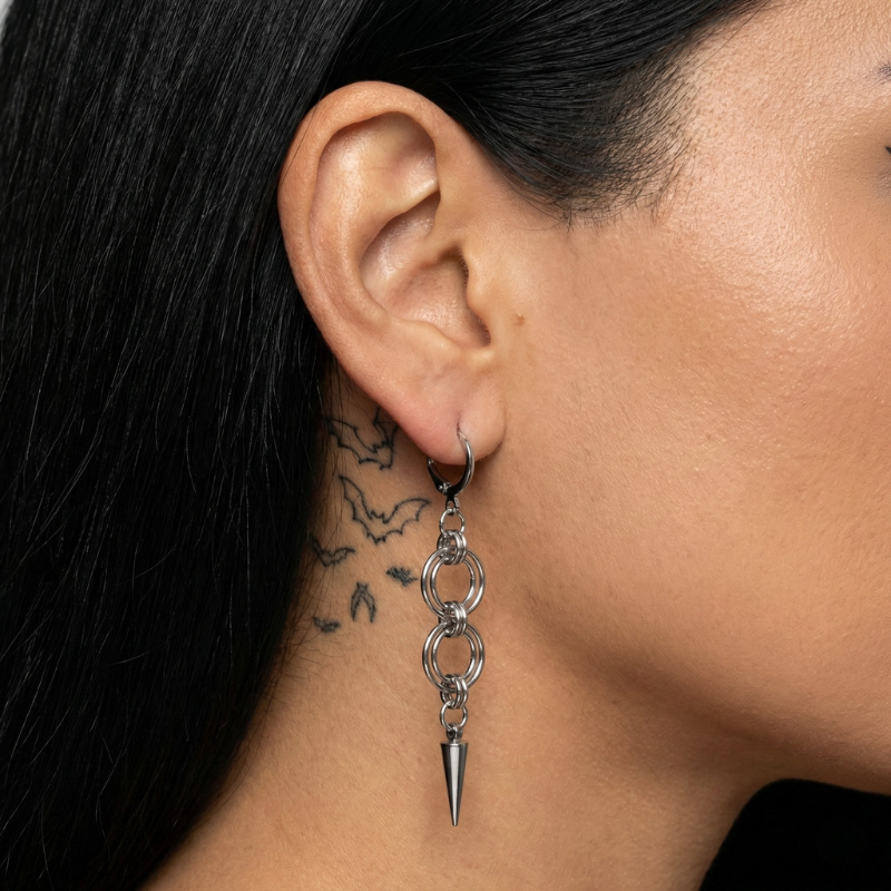 Spike Drop Hoops