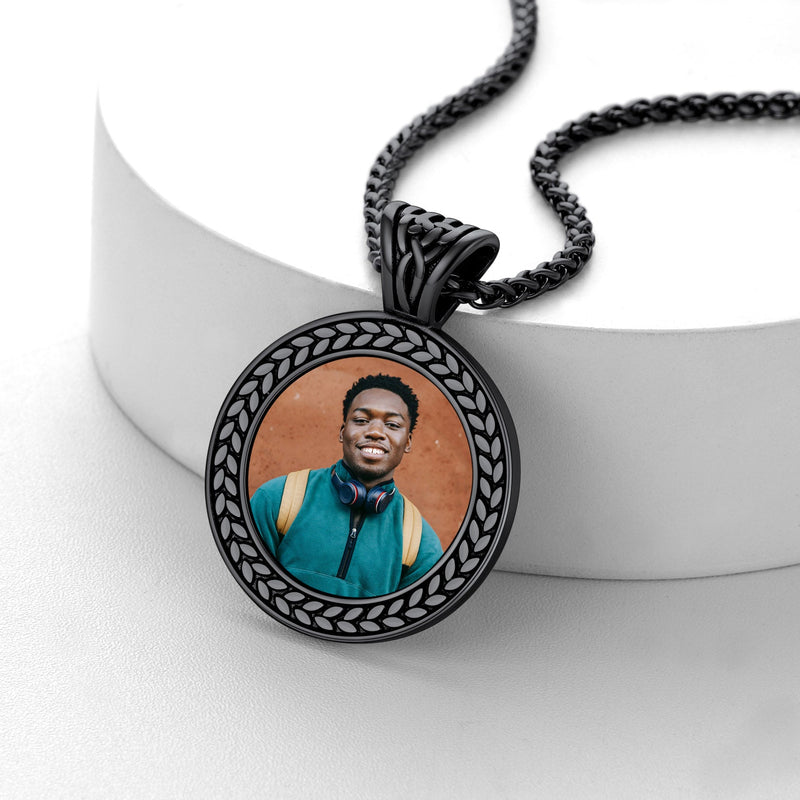 Personalized Pet Memorial Picture Necklace Pendant With Photo for