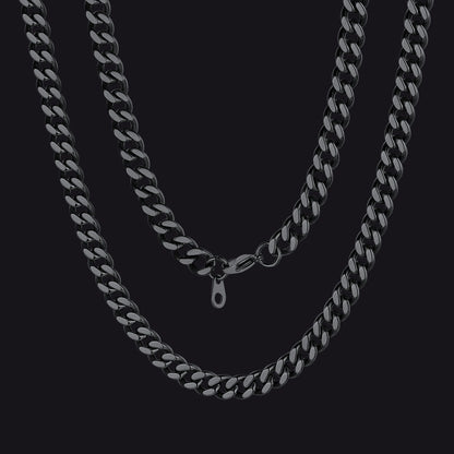 Sturdy Cuban Chain Necklace for 5/7/9/12mm Width