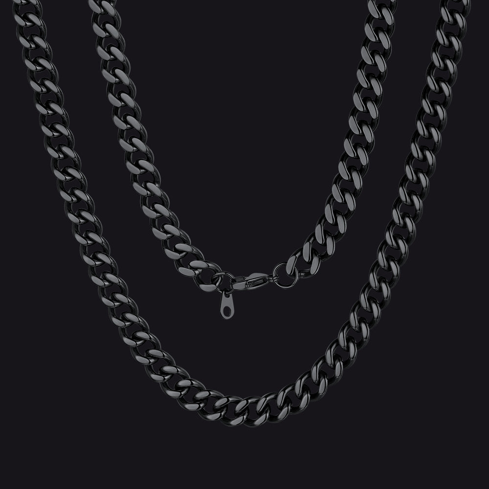 Sturdy Cuban Chain Necklace for 5/7/9/12mm Width