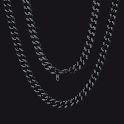 Sturdy Cuban Chain Necklace for 5/7/9/12mm Width
