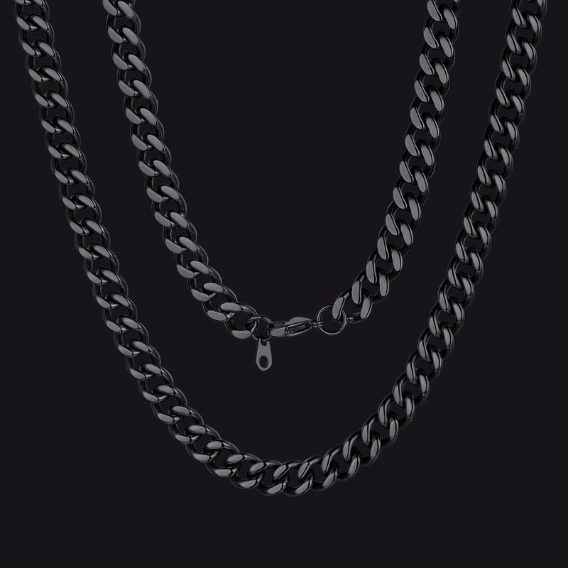 Sturdy Cuban Chain Necklace for 5/7/9/12mm Width