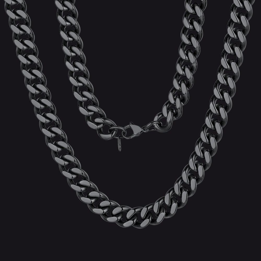 Sturdy Cuban Chain Necklace for 5/7/9/12mm Width